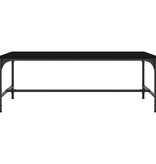 VidaXL Salontafel 100x50x35 cm bewerkt hout zwart
