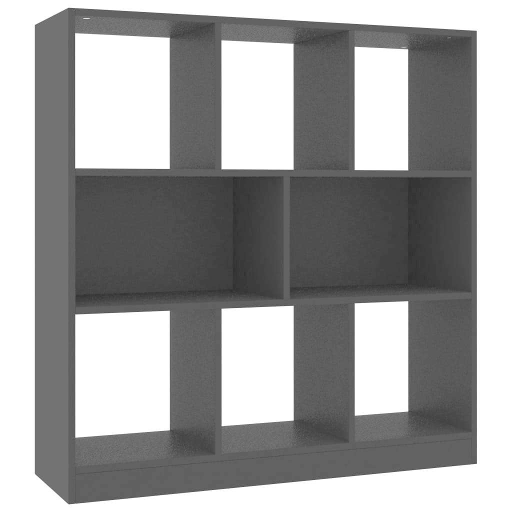 VidaXL Boekenkast 97,5x29,5x100 cm bewerkt hout zwart