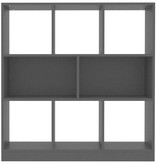 VidaXL Boekenkast 97,5x29,5x100 cm bewerkt hout zwart