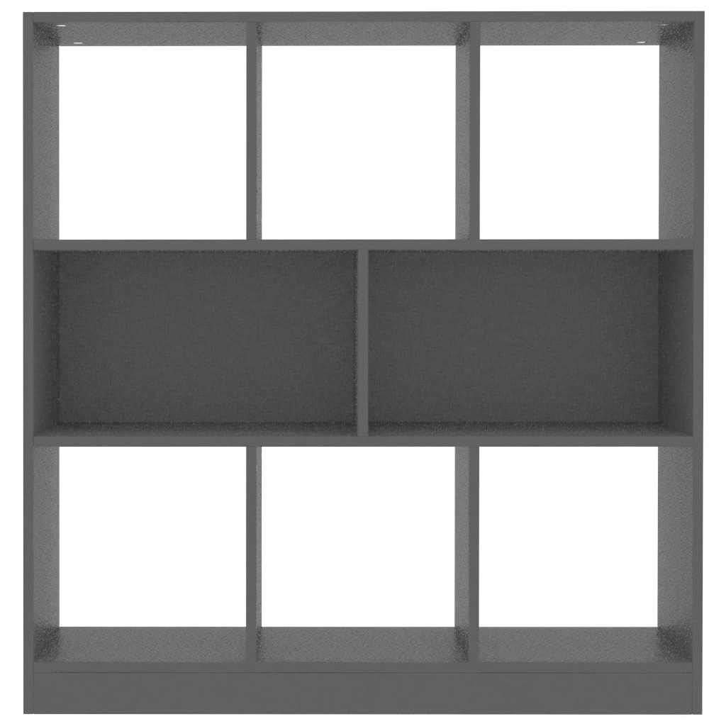 VidaXL Boekenkast 97,5x29,5x100 cm bewerkt hout zwart
