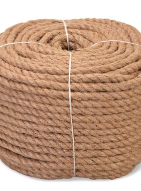 vidaXL Touw 100% jute 6 mm 500 m