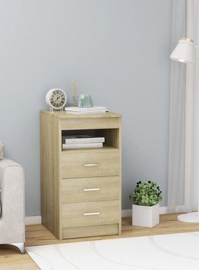 VidaXL Ladekast 40x50x76 cm spaanplaat sonoma eikenkleurig
