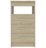 VidaXL Ladekast 40x50x76 cm spaanplaat sonoma eikenkleurig