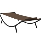 vidaXL Tuinbed 200x90 cm staal bruin