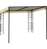 vidaXL Wandprieel 3x3x2,5 m crème