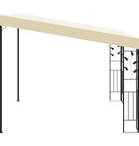 vidaXL Wandprieel 3x3x2,5 m crème