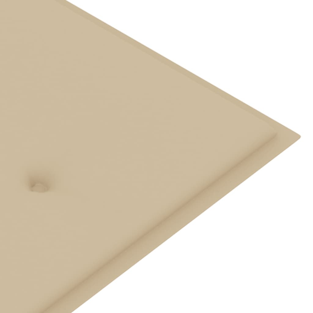 vidaXL Tuinbankkussen 150x50x3 cm beige