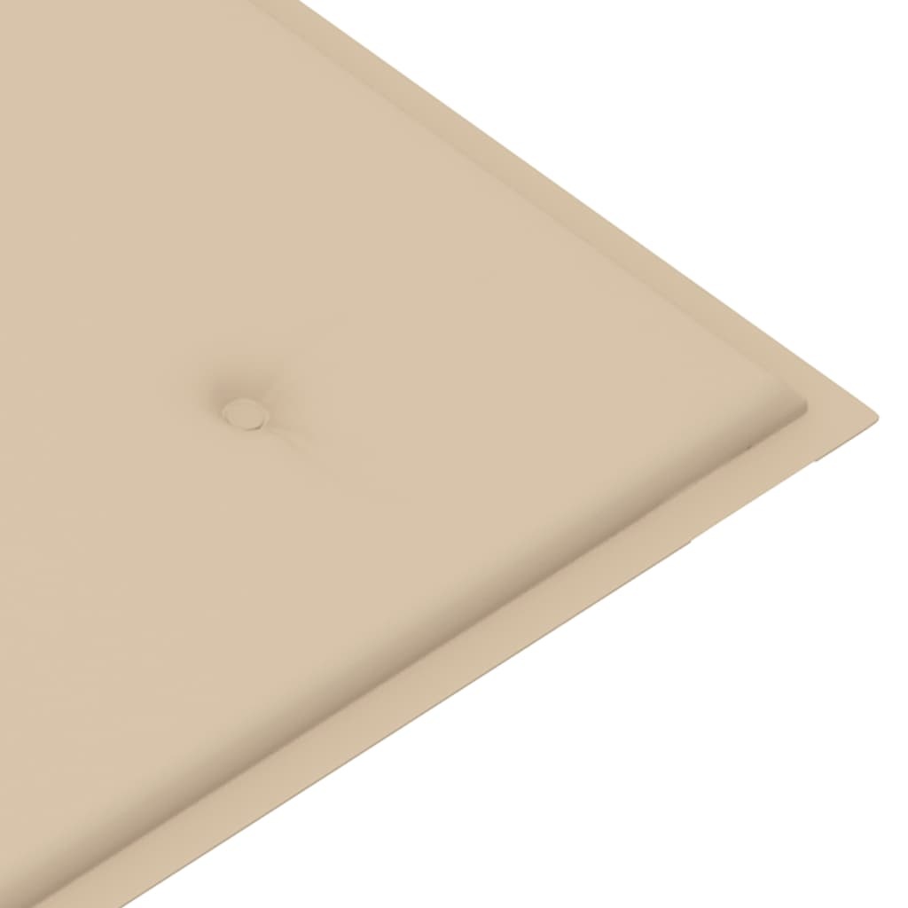 vidaXL Tuinbankkussen 120x50x3 cm beige