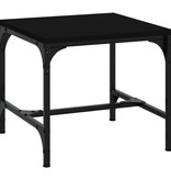 VidaXL Bijzettafels 2 st 40x40x35 cm bewerkt hout zwart