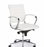 Bureaustoel Design Luxe Wit