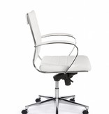 Bureaustoel Design Luxe Wit