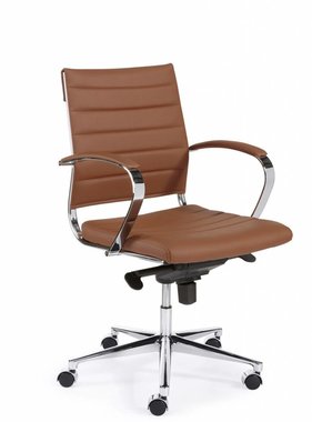 Bureaustoel Design Luxe Bruin