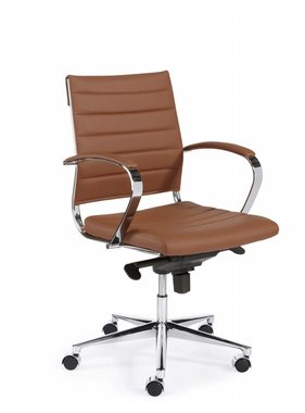Bureaustoel Design Luxe Bruin