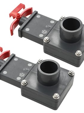 VidaXL Zwembadklep 2 st 1,5"