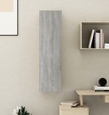 VidaXL Tv-wandmeubel 30,5x30x110 cm grijs sonoma eikenkleurig