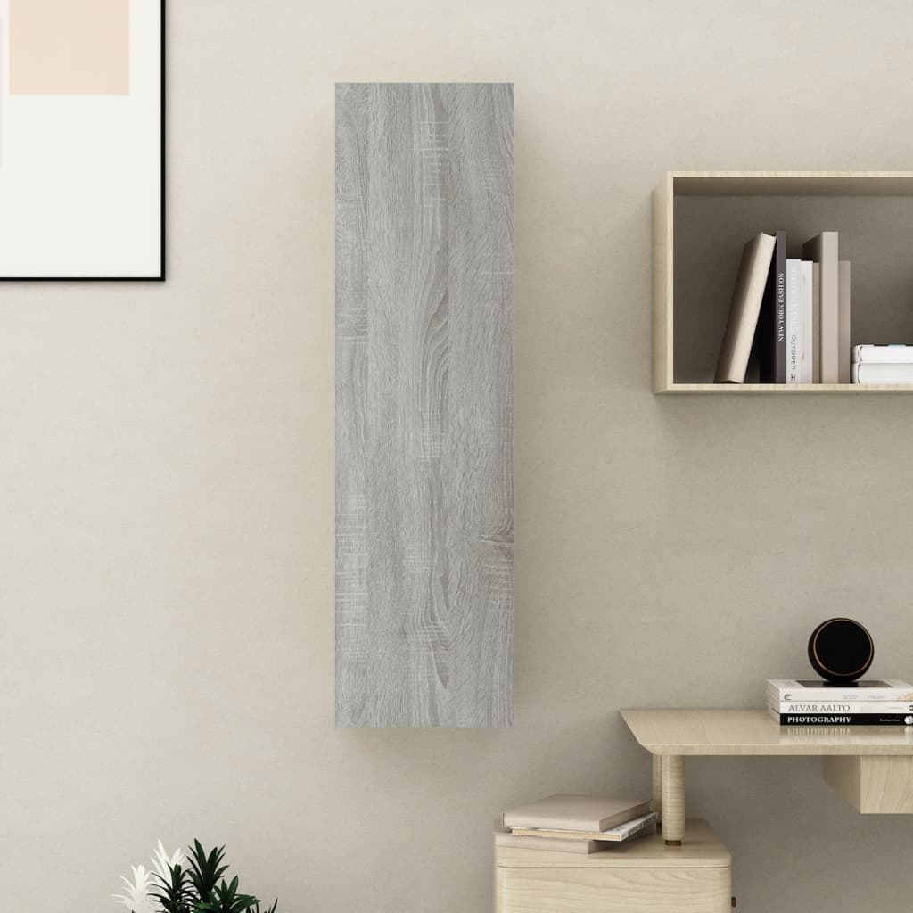 VidaXL Tv-wandmeubel 30,5x30x110 cm grijs sonoma eikenkleurig