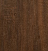 vidaXL Salontafel 60x60x40 cm bewerkt hout bruineikenkleurig