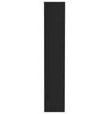VidaXL Schoenenkast 54x34x183 cm bewerkt hout zwart