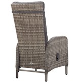 vidaXL Tuinstoelen 2 st poly rattan grijs