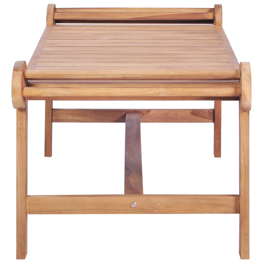 VidaXL Salontafel 100x50x45 cm massief teakhout