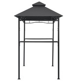 vidaXL Barbecue paviljoen 240x150x255 cm staal antraciet