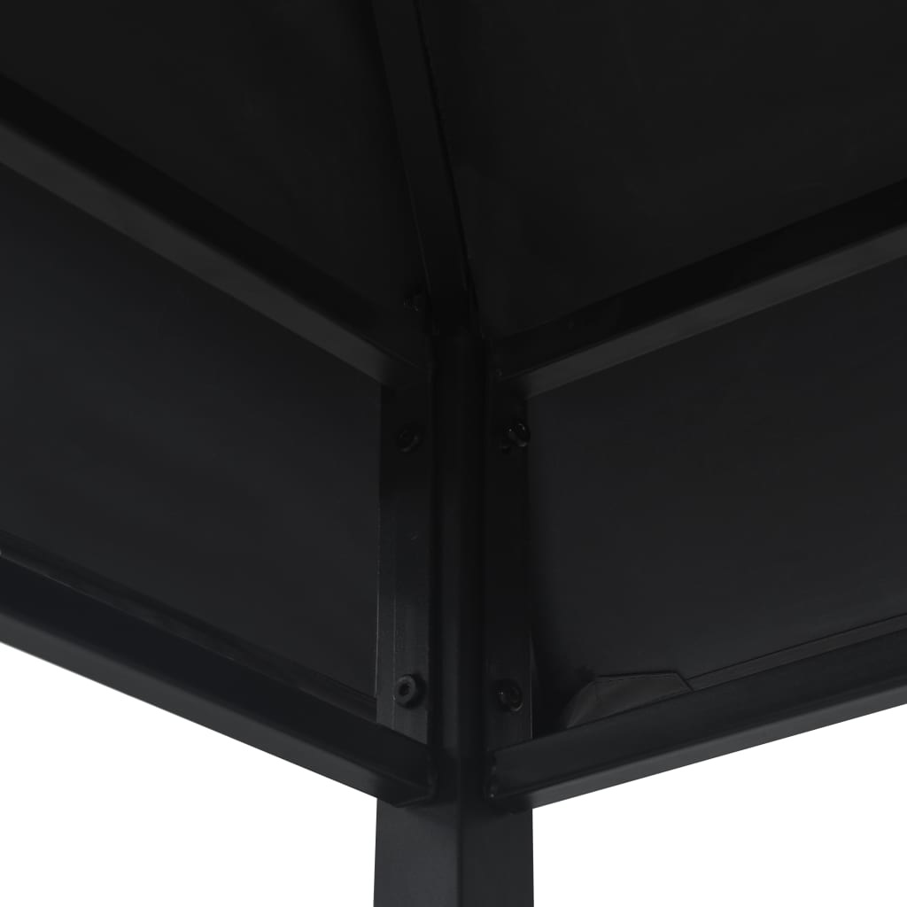 VidaXL Barbecue paviljoen 240x150x255 cm staal antraciet