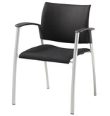 Vergaderstoel Zwart Luna