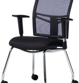 Vergaderstoel op wielen