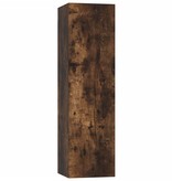 VidaXL Tv-wandmeubel 30,5x30x110 cm gerookt eikenkleurig