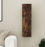 VidaXL Tv-wandmeubel 30,5x30x110 cm gerookt eikenkleurig