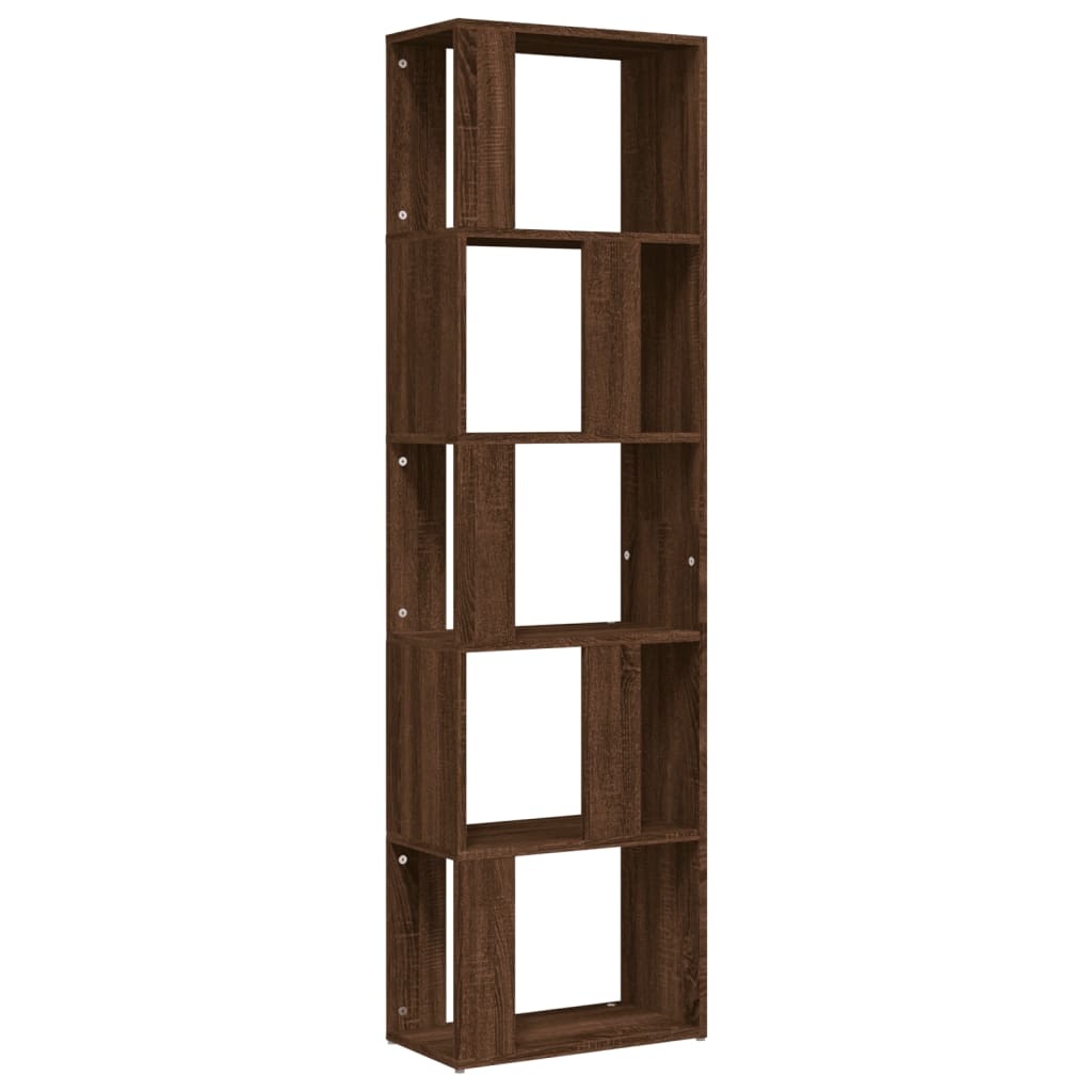 VidaXL Boekenkast 45x24x160 cm bewerkt hout bruineikenkleurig
