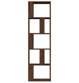 VidaXL Boekenkast 45x24x160 cm bewerkt hout bruineikenkleurig