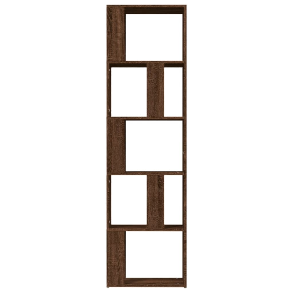 VidaXL Boekenkast 45x24x160 cm bewerkt hout bruineikenkleurig