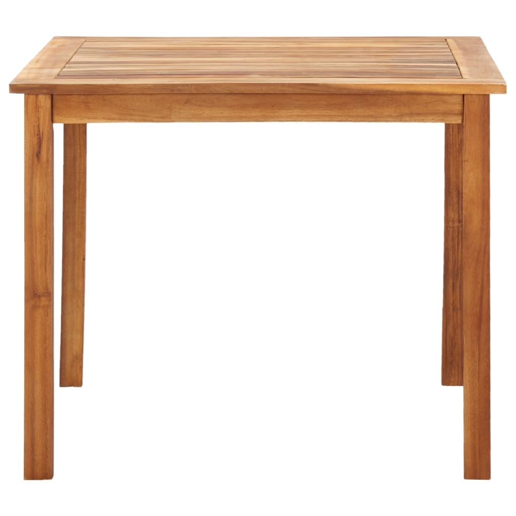 VidaXL 5-delige Eethoek poly rattan en massief acaciahout grijs