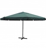 vidaXL Parasol Samos 500 cm aluminium groen