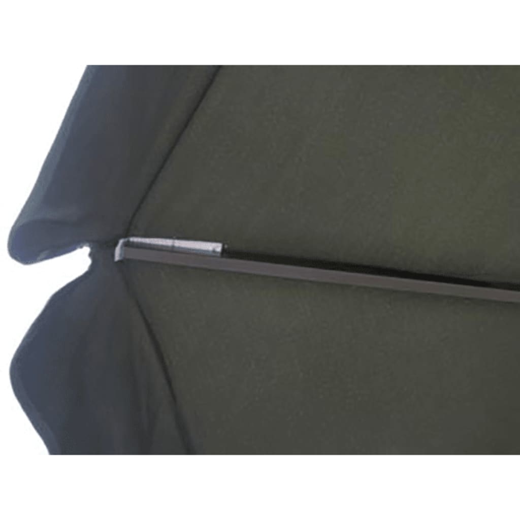 vidaXL Parasol Samos 500 cm aluminium groen