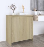 VidaXL Dressoir 70x40x73,5 cm spaanplaat sonoma eikenkleurig