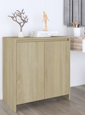 VidaXL Dressoir 70x40x73,5 cm spaanplaat sonoma eikenkleurig