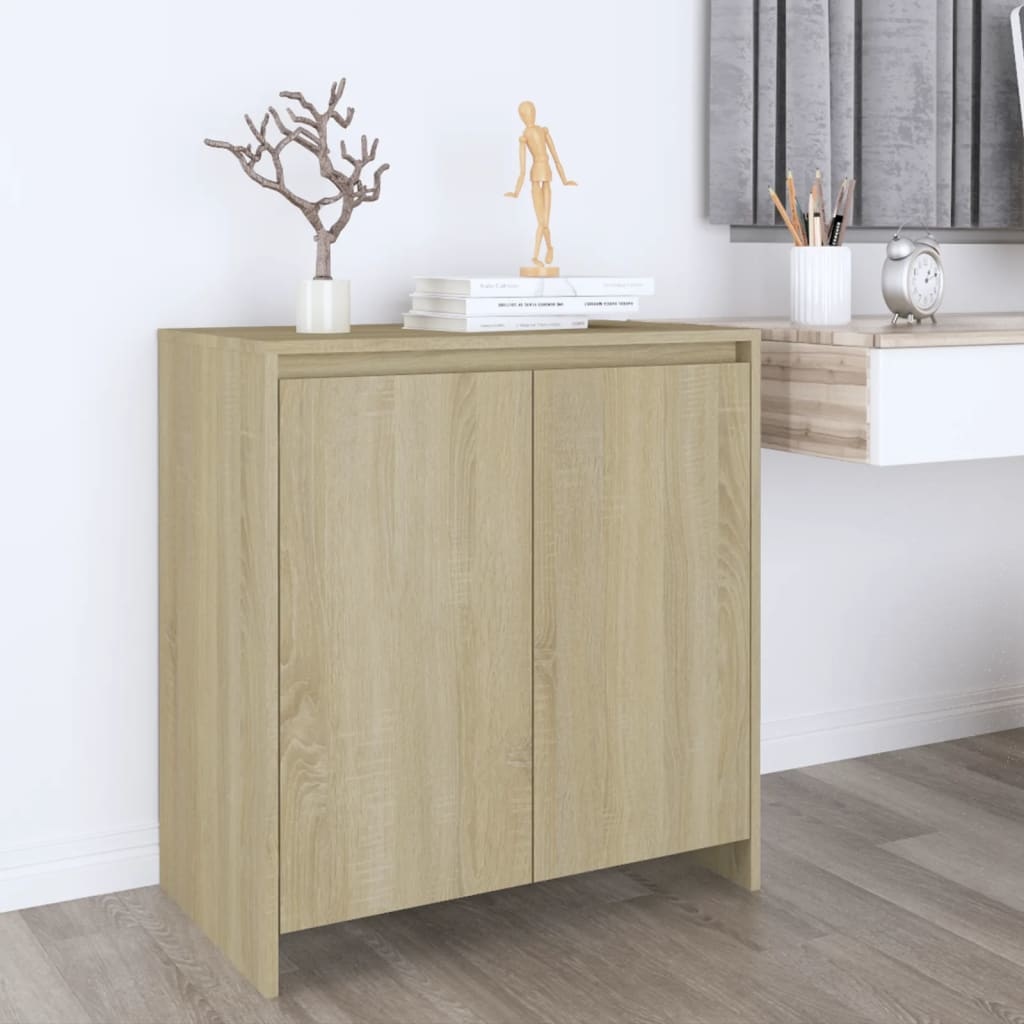VidaXL Dressoir 70x40x73,5 cm spaanplaat sonoma eikenkleurig