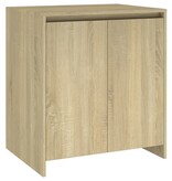 VidaXL Dressoir 70x40x73,5 cm spaanplaat sonoma eikenkleurig