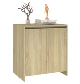 VidaXL Dressoir 70x40x73,5 cm spaanplaat sonoma eikenkleurig