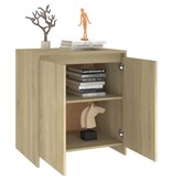 VidaXL Dressoir 70x40x73,5 cm spaanplaat sonoma eikenkleurig