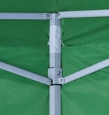 vidaXL Vouwtent met 4 zijwanden 3x3 m groen