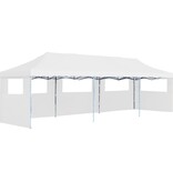 vidaXL Partytent pop-up met 5 zijwanden 3x9 m wit