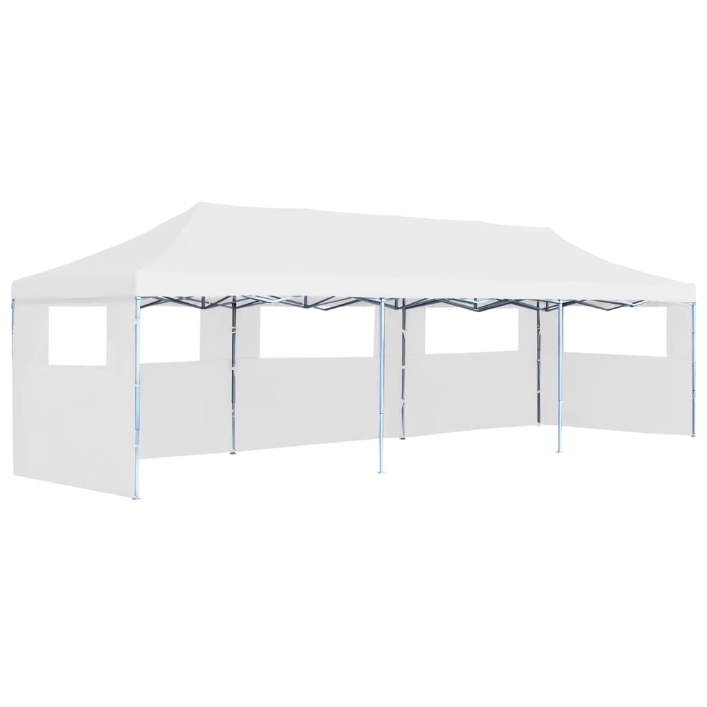 vidaXL Partytent pop-up met 5 zijwanden 3x9 m wit