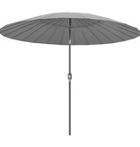 VidaXL Parasol met aluminium paal 270 cm antraciet