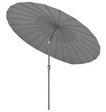 VidaXL Parasol met aluminium paal 270 cm antraciet