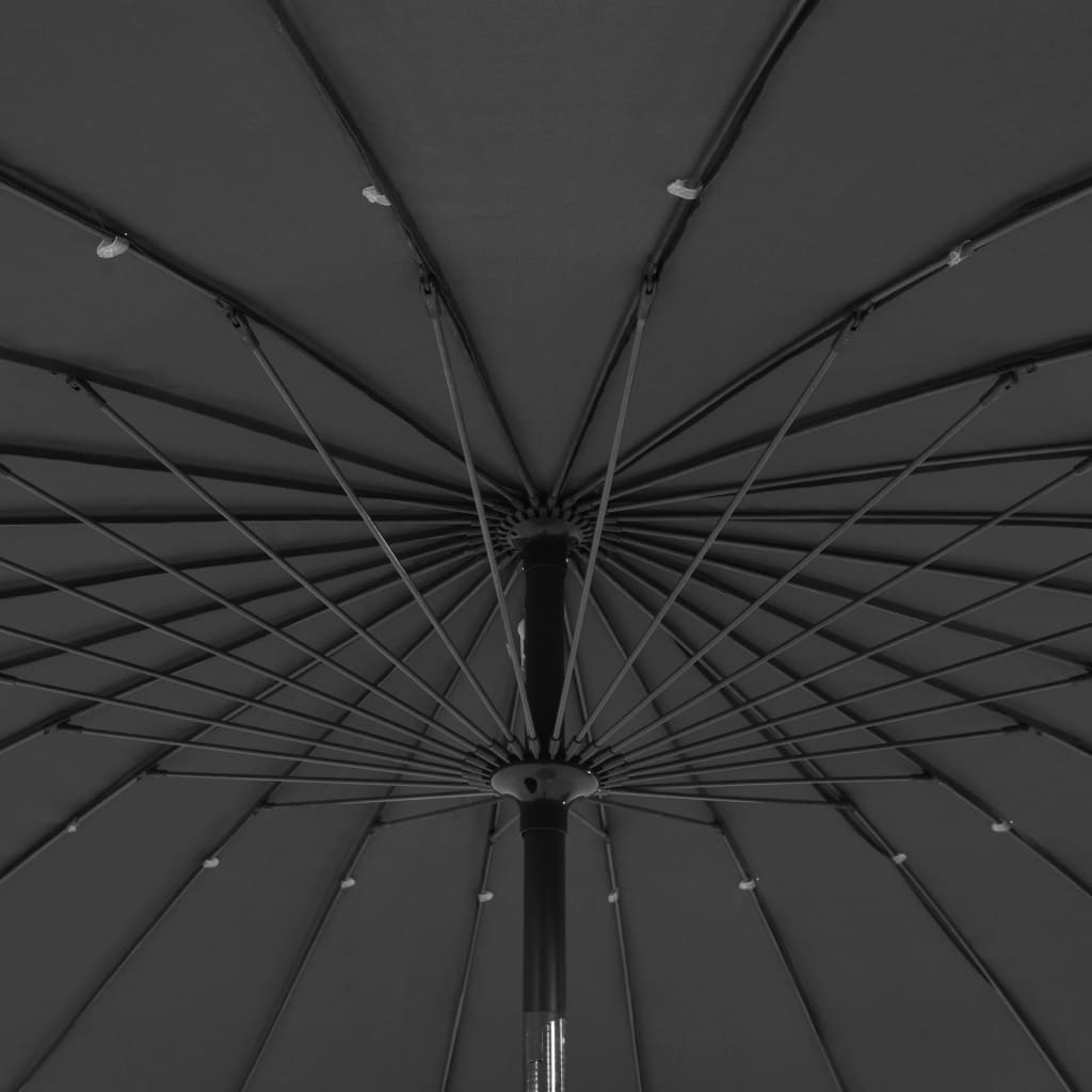 VidaXL Parasol met aluminium paal 270 cm antraciet