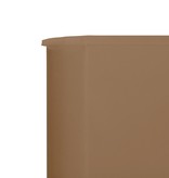 VidaXL Windscherm 6-panelen 800x160 cm stof taupe