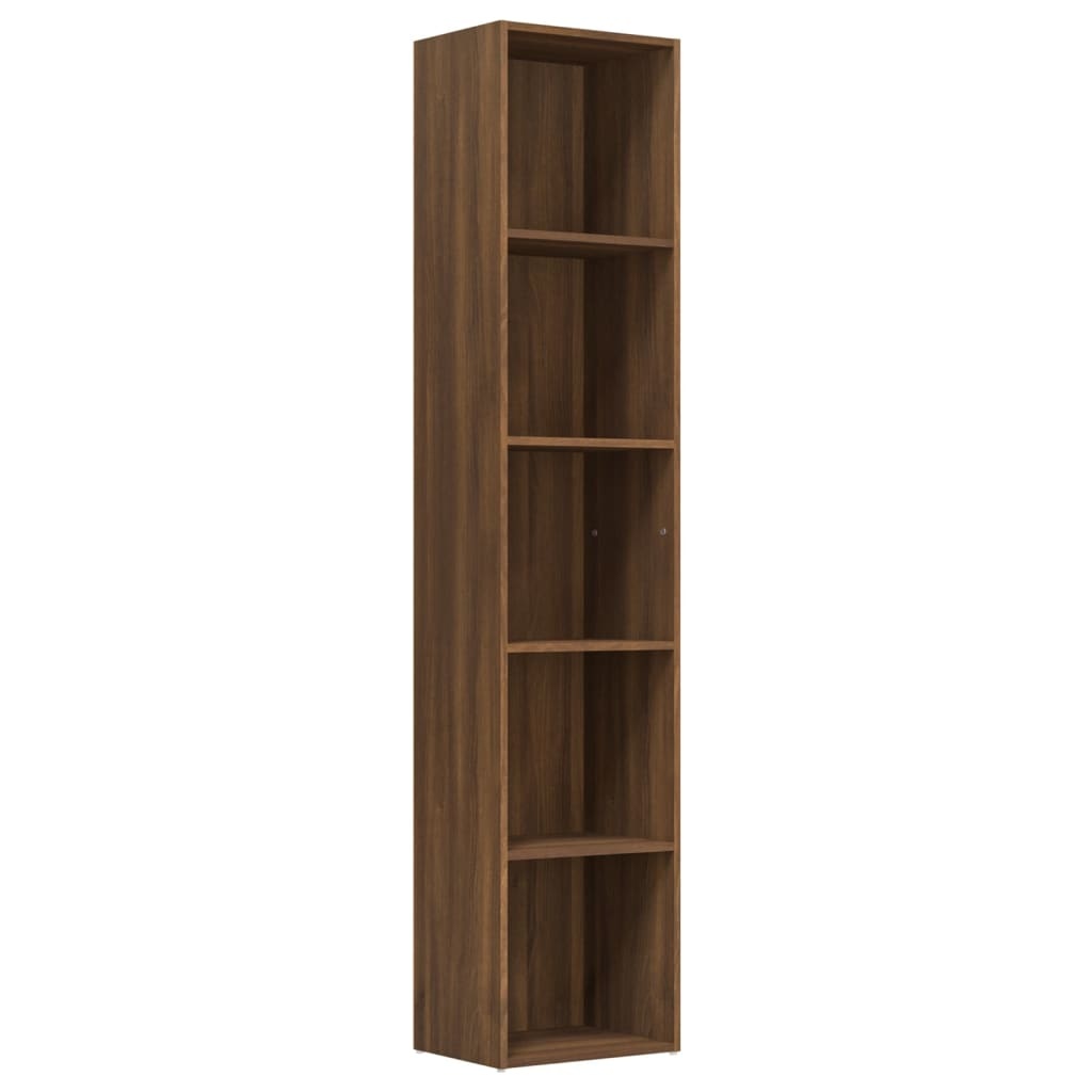 vidaXL Boekenkast 40x30x189 cm bewerkt hout bruineikenkleurig